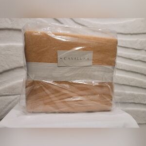 Casaluna Duvet Set Full/Queen Jersey Bronze Flash Cover & 2 Sham Set